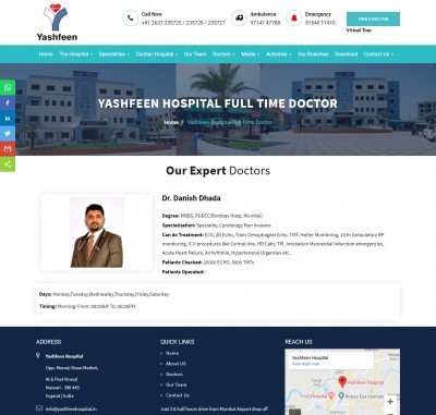 Doctor Details Page